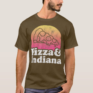 Pizza and Indiana T-Shirt