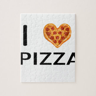 Pizza and love jigsaw puzzle