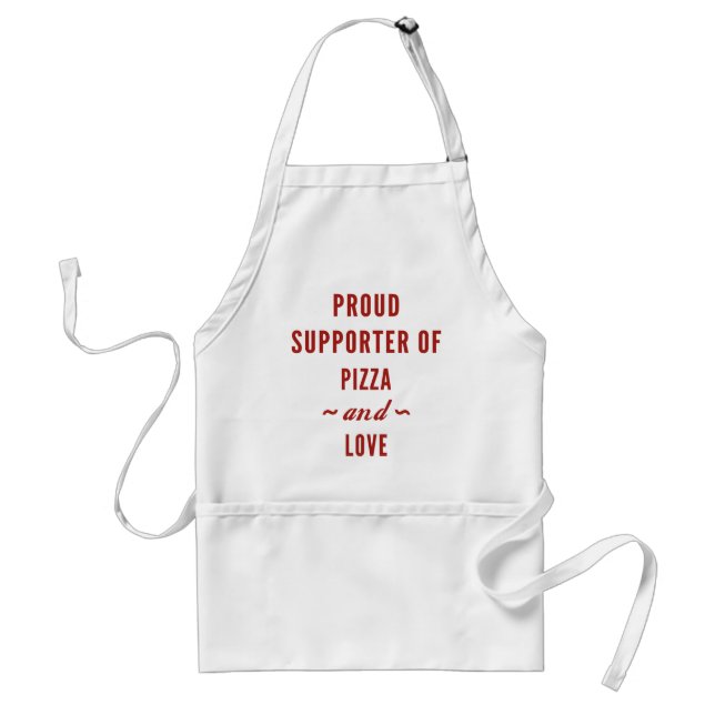 Pizza And Love Standard Apron (Front)