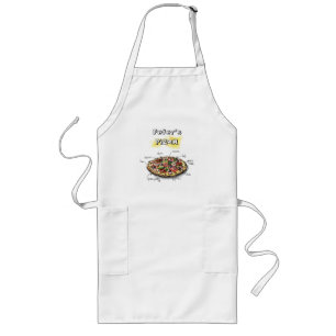 Pizza Art Personalised Grilling Apron