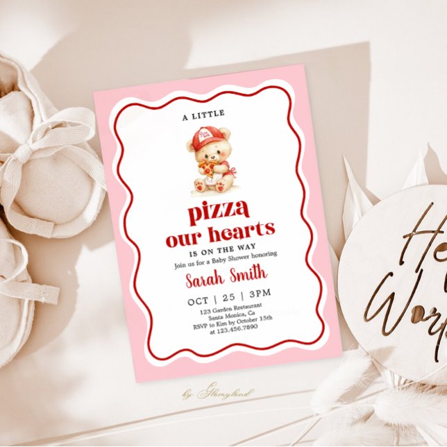 Pizza Baby Shower Invitation (Creator Uploaded)