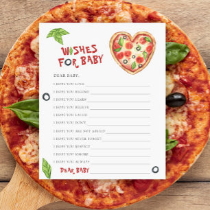Pizza baby shower Wishes for baby