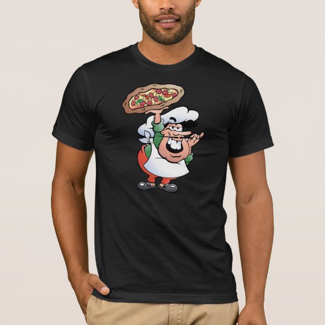 Pizza Baker Mens T-Shirt (Front)