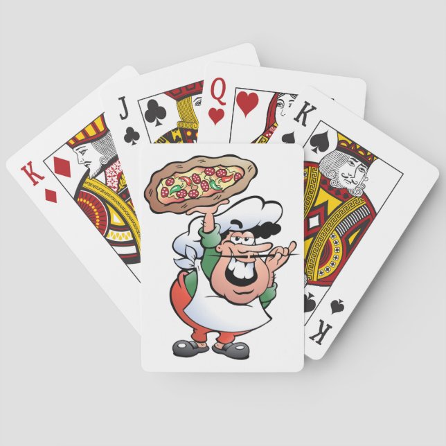 Pizza Baker Playing Cards (Back)