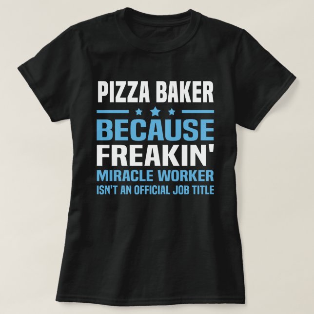 Pizza Baker T-Shirt (Design Front)