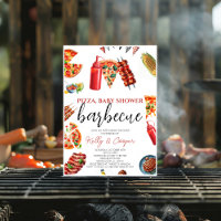 pizza bbq sauce baby shower