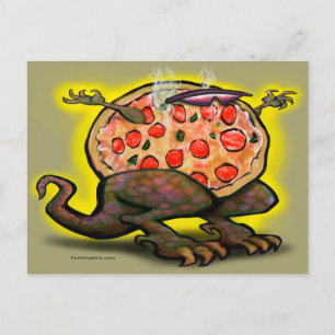 Pizza Beast Postcard