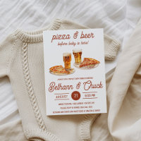 Pizza & Beer Before Baby is Here! Baby Shower