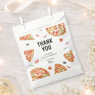 Pizza Birthday Part Favour Bags