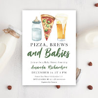 Pizza, Brews and Babies - Baby Shower