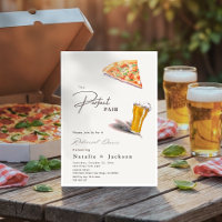 Pizza & Brews The Perfect Pair Rehearsal Dinner