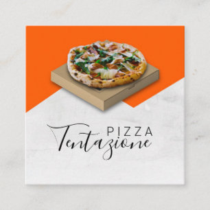 Pizza Business / Pizza Delivery Square Business Card