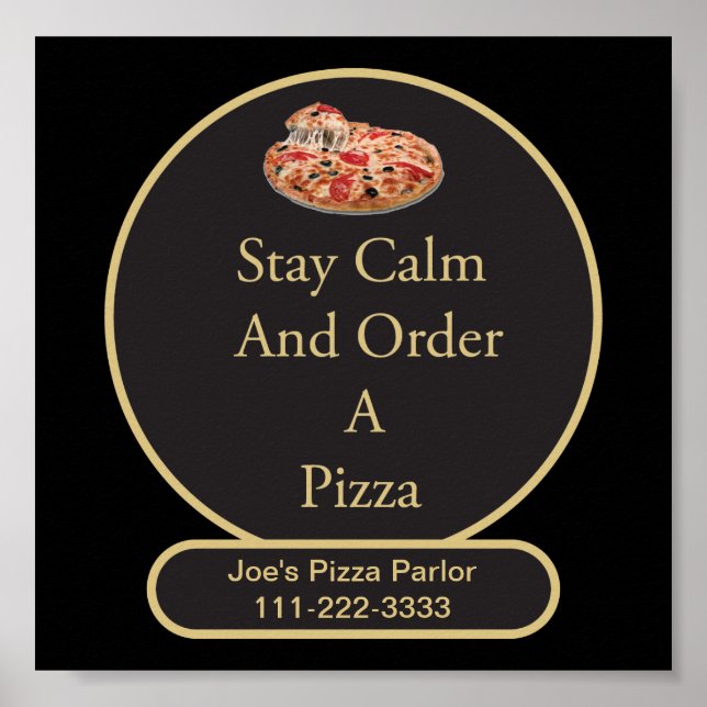 Pizza Business Poster (Front)