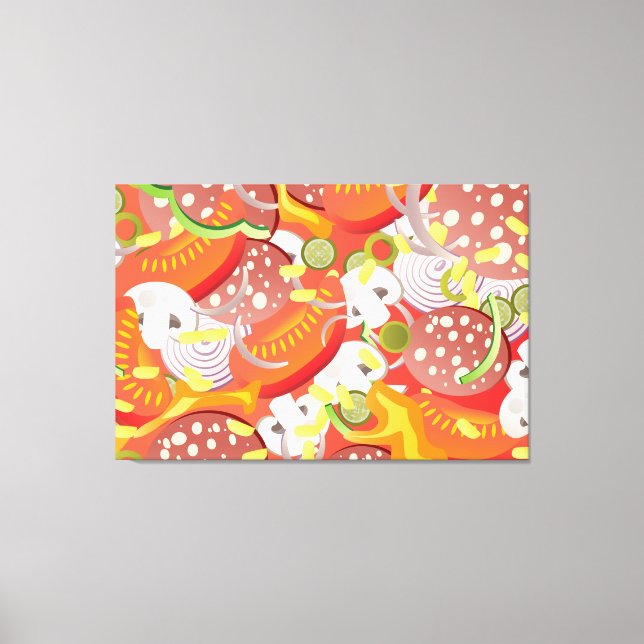 Pizza Canvas Print (Front)