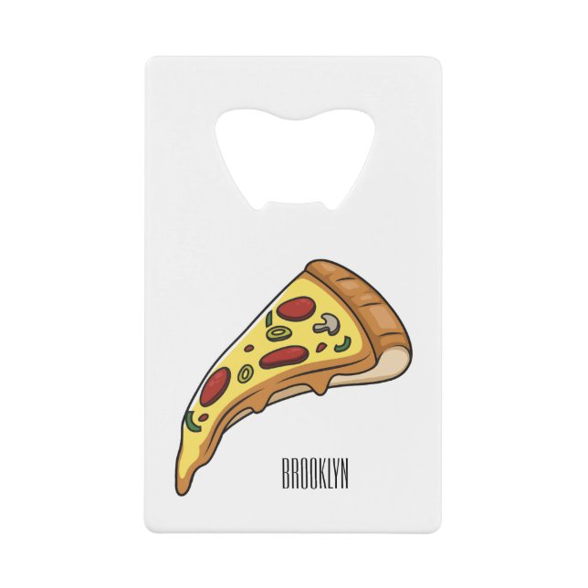 Pizza cartoon illustration  (Front)