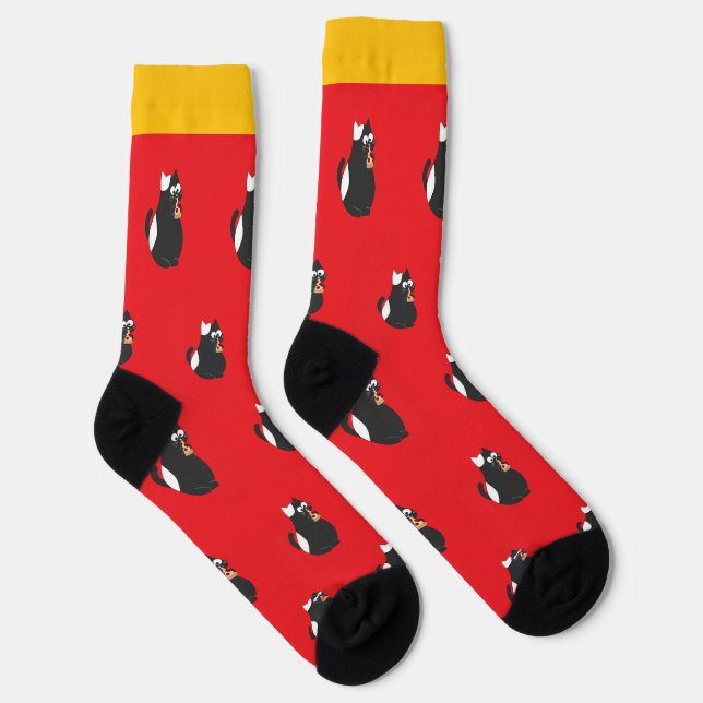 Pizza Cat Socks (Right)