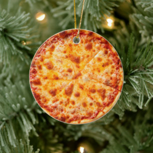 Pizza Ceramic Tree Decoration