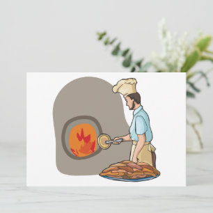 Pizza Chef Invitations