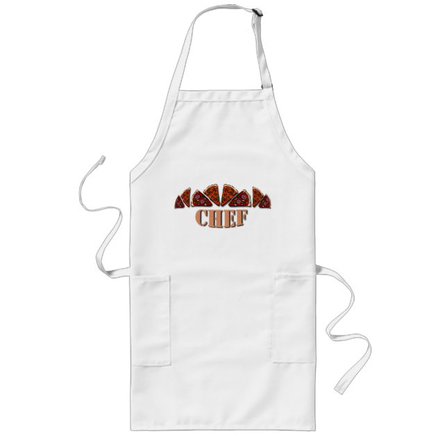 Pizza Chef Long Apron (Front)