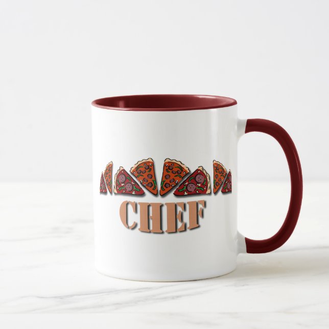Pizza Chef Mug (Right)
