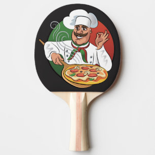 Pizza Chef Ping Pong Paddle