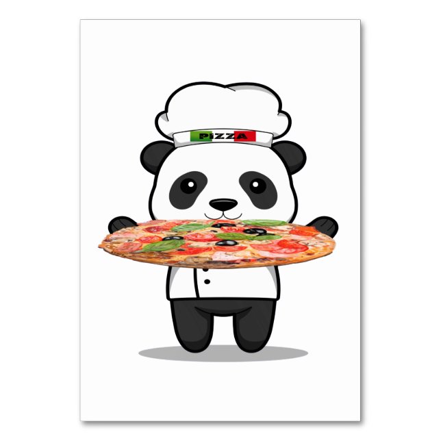 Pizza Chef Table Card (Front)