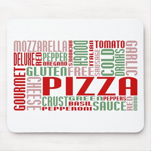 pizza chitChat Mouse Pad (Front)