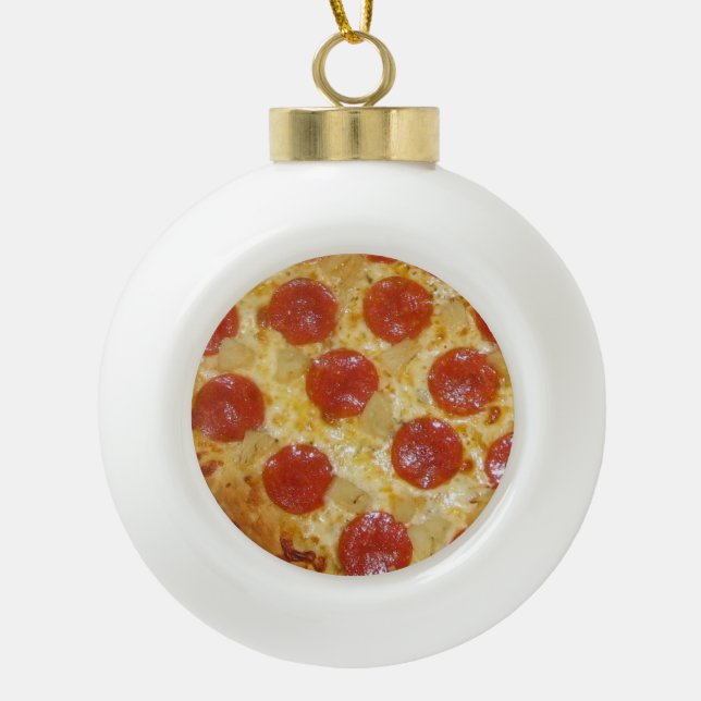 PIZZA Christmas ornament (Front)