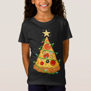 Pizza Christmas Tree Pizza Lover Gift T-Shirt