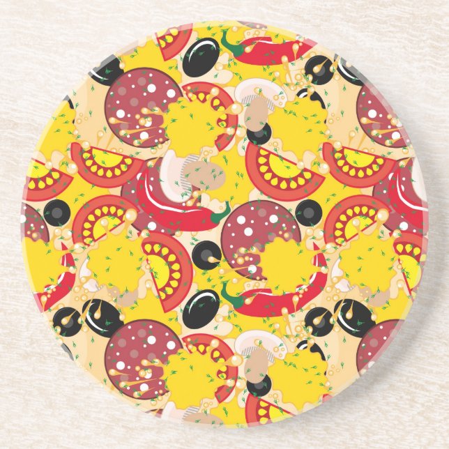 Pizza Coaster (Front)
