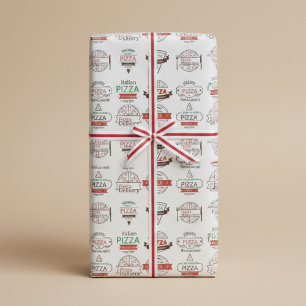 Pizza Collection Wrapping Paper Sheets