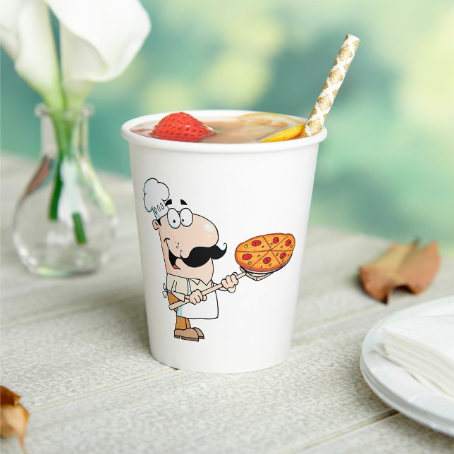 Pizza Cook Paper Cups (Creator Uploaded)