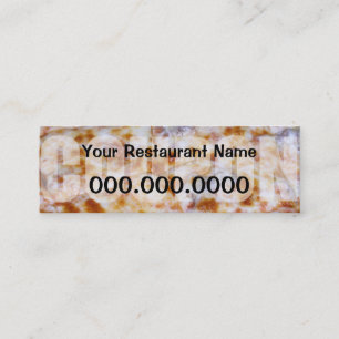 Pizza Coupon - Ready to customise Loyalty Card