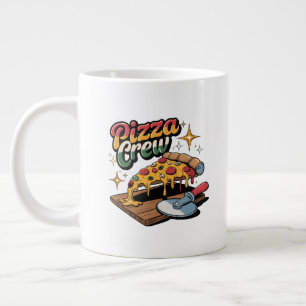 Pizza Crew Large Coffee Mug
