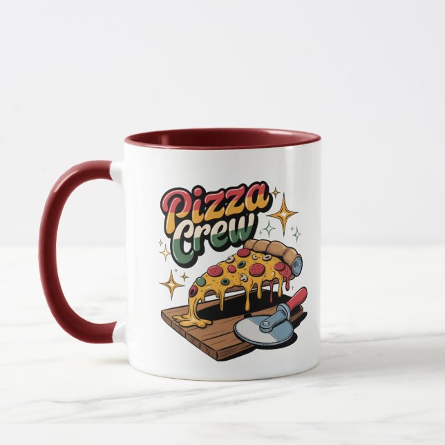 Pizza Crew Mug (Left)