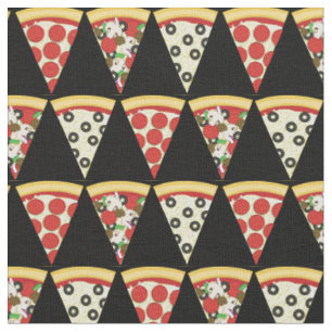 Pizza Cute Food Kids Fabric