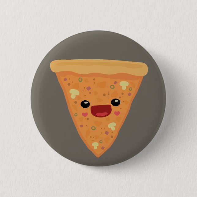 Pizza Cutie 6 Cm Round Badge (Front)