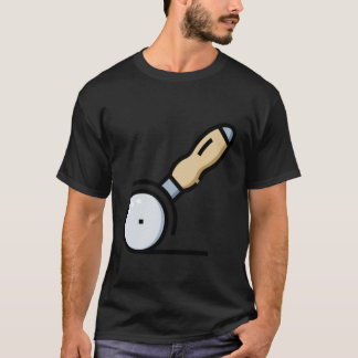 Pizza Cutter Slicer Pie Maker Chef Cook 3 T-Shirt