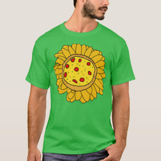 Pizza Daisy Flower T-Shirt