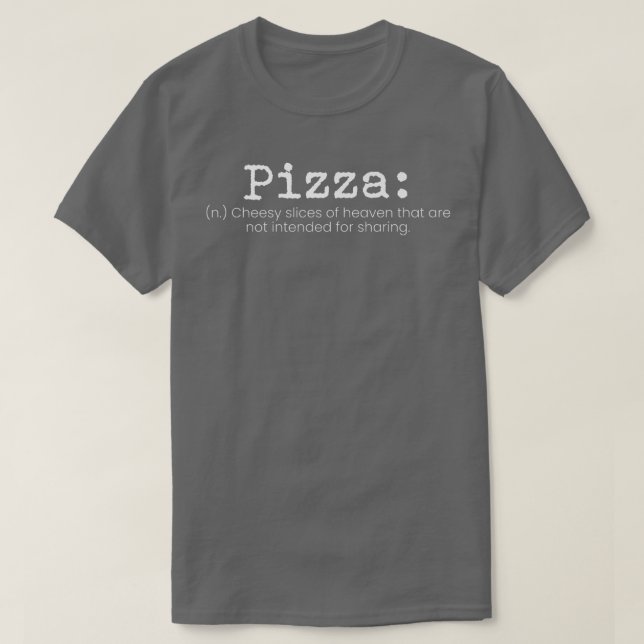 Pizza Definition Premium  T-Shirt (Design Front)