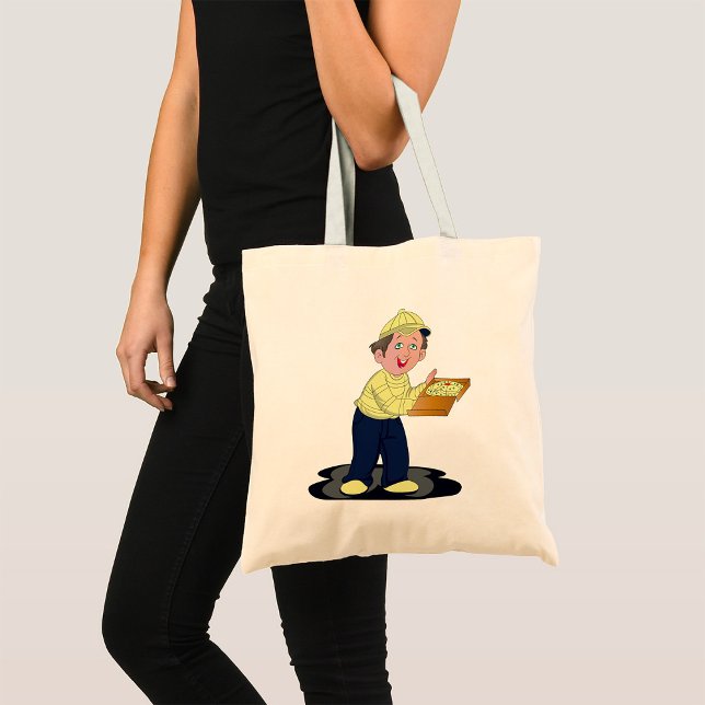 Pizza Delivery Boy Food Tote Bag (Creator Uploaded)