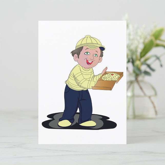 Pizza Delivery Boy Invitation (Creator Uploaded)