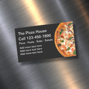 Pizza Delivery Business Magnets