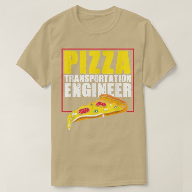 Pizza Delivery Guy Engineer 15653147 T-Shirt (Design Front)