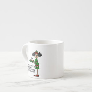 Pizza Delivery Humour Espresso Cup