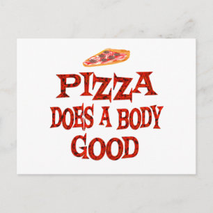 Pizza Does Good Postcard