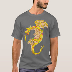 Pizza Dragon Funny Pizza Fanatic Dragon Believer F T-Shirt