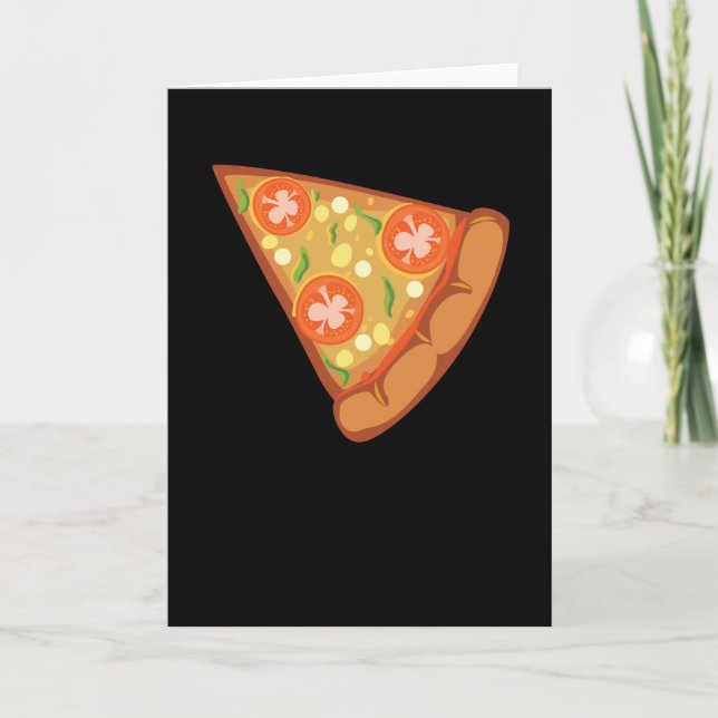 Pizza Favorite Food Card (Front)