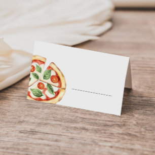 Pizza Fill in Buffet Place Card