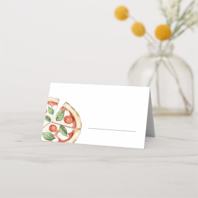 Pizza Fill in Buffet Place Card (Front)